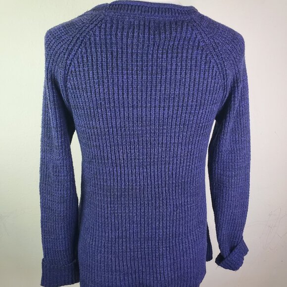 Style & Co Womens Purple Knit Crew Sweater PM - Picture 7 of 10